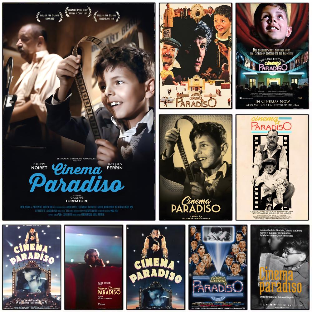 Home Cinema Interiors - nostalgische film C-Cinema Paradiso Poster Moderne