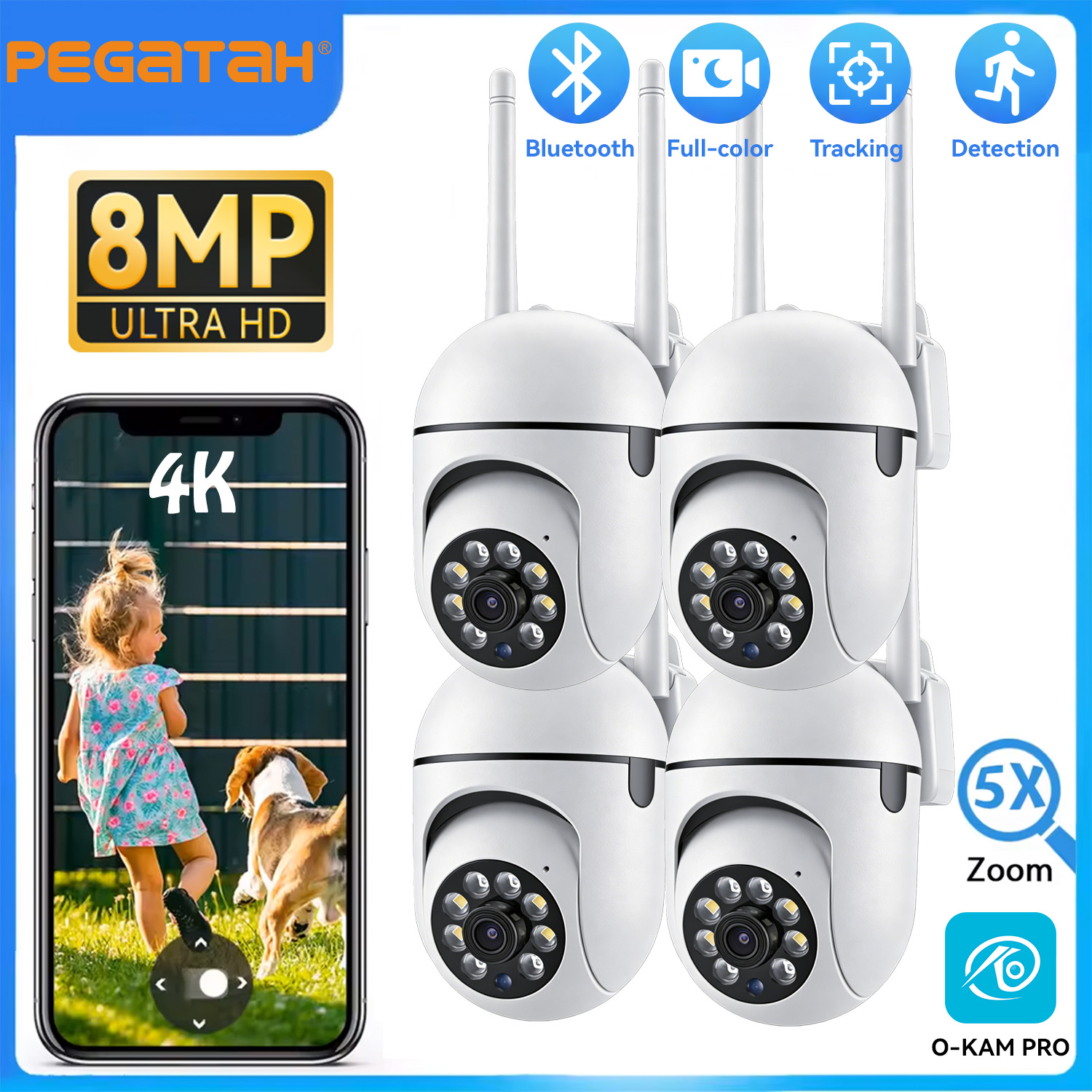 Home Cinema Sony - 2.4G 8MP camera's Wifi videobewaking IP