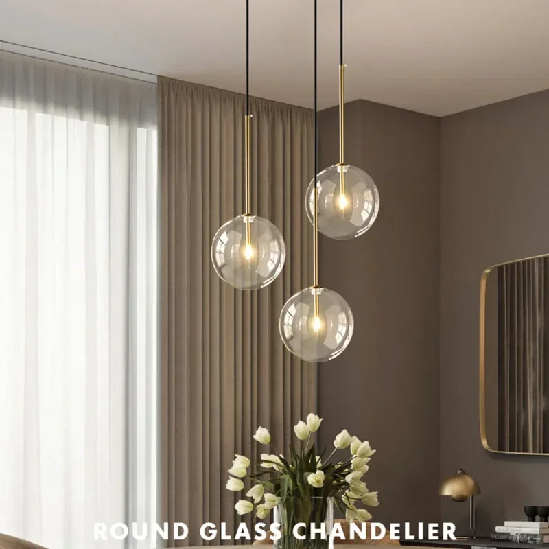 Home Cinema Glasses - Nieuwe stijl glazen lampenkap kroonluchter Nordic
