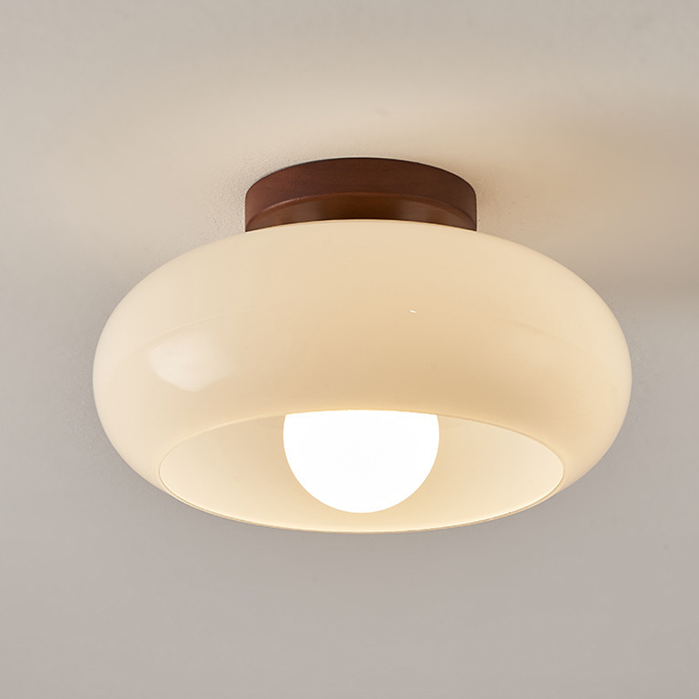 Home Cinema Glasses - 3-kleuren dimbare plafondlamp met crèmekleurige glazen