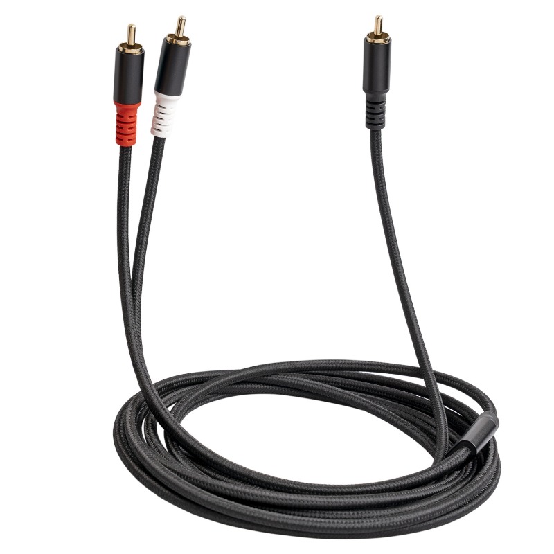 Home Cinema Sound System - 1/2/3M 1 RCA Male Naar 2