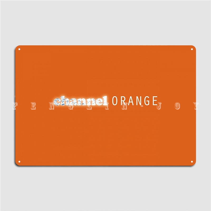 Home.Cinema Orange - Kanaal Oranje Metalen Teken Club Home