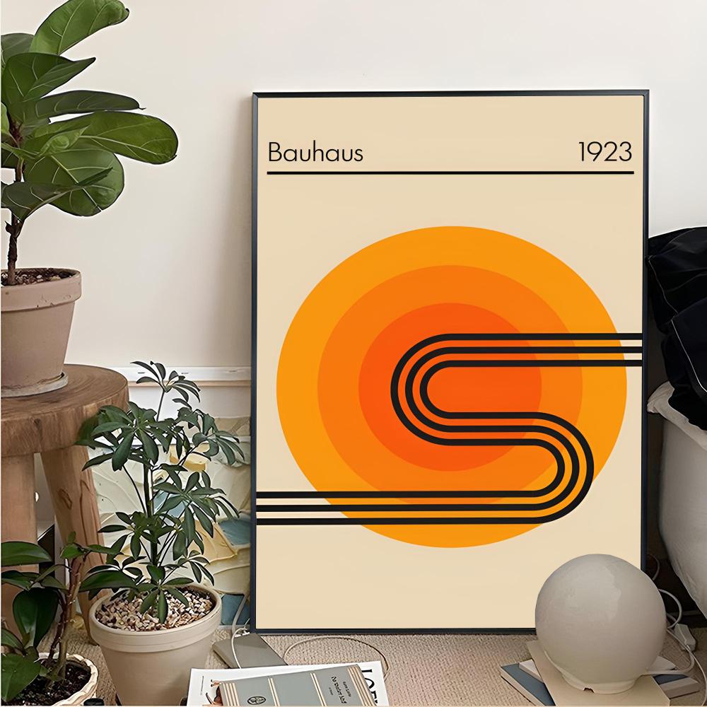 Abstract Oranje Bauhaus-S Geom - Home.Cinema Orange recensie en prijs