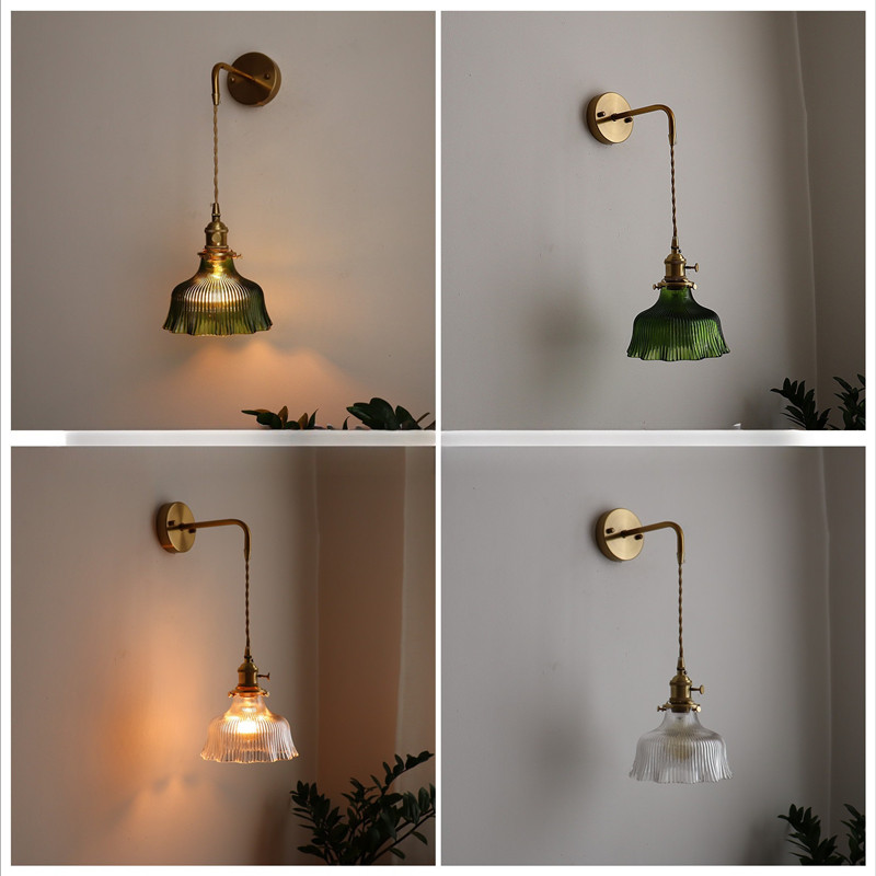 Noordse wandlamp met groene gl - Home Cinema Glasses recensie en prijs