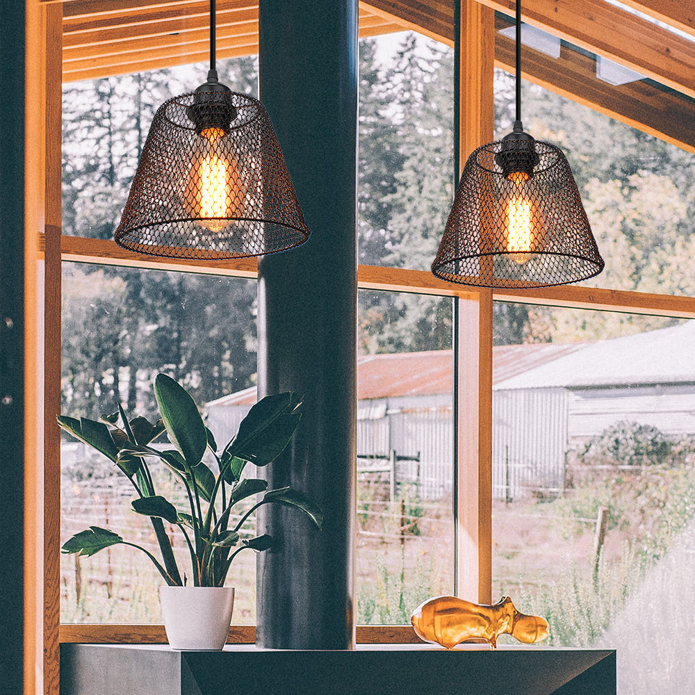 Vintage Hanglamp Metalen Lampe - Home Cinema Glasses recensie en prijs