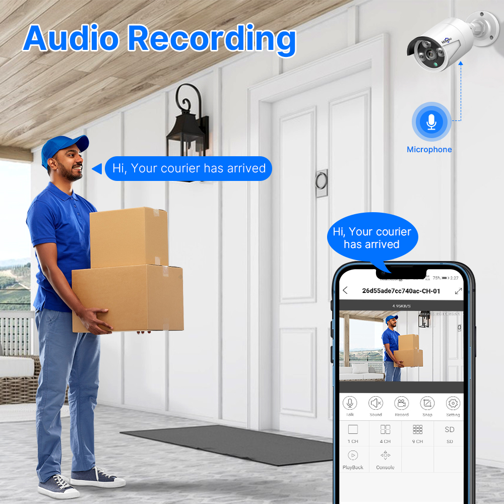 Hiseeu 5MP Audio IP Beveiligin - Home Cinema Sony recensie en prijs