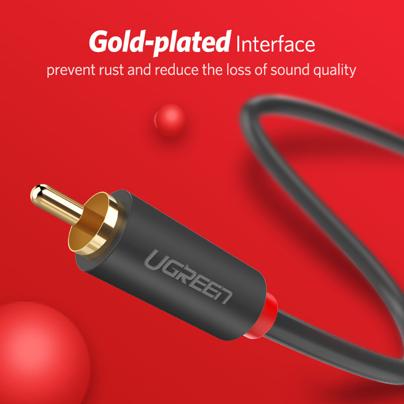 Ugreen 2RCA Om 2 Rca Male Naar - Home Cinema Sound System recensie en prijs