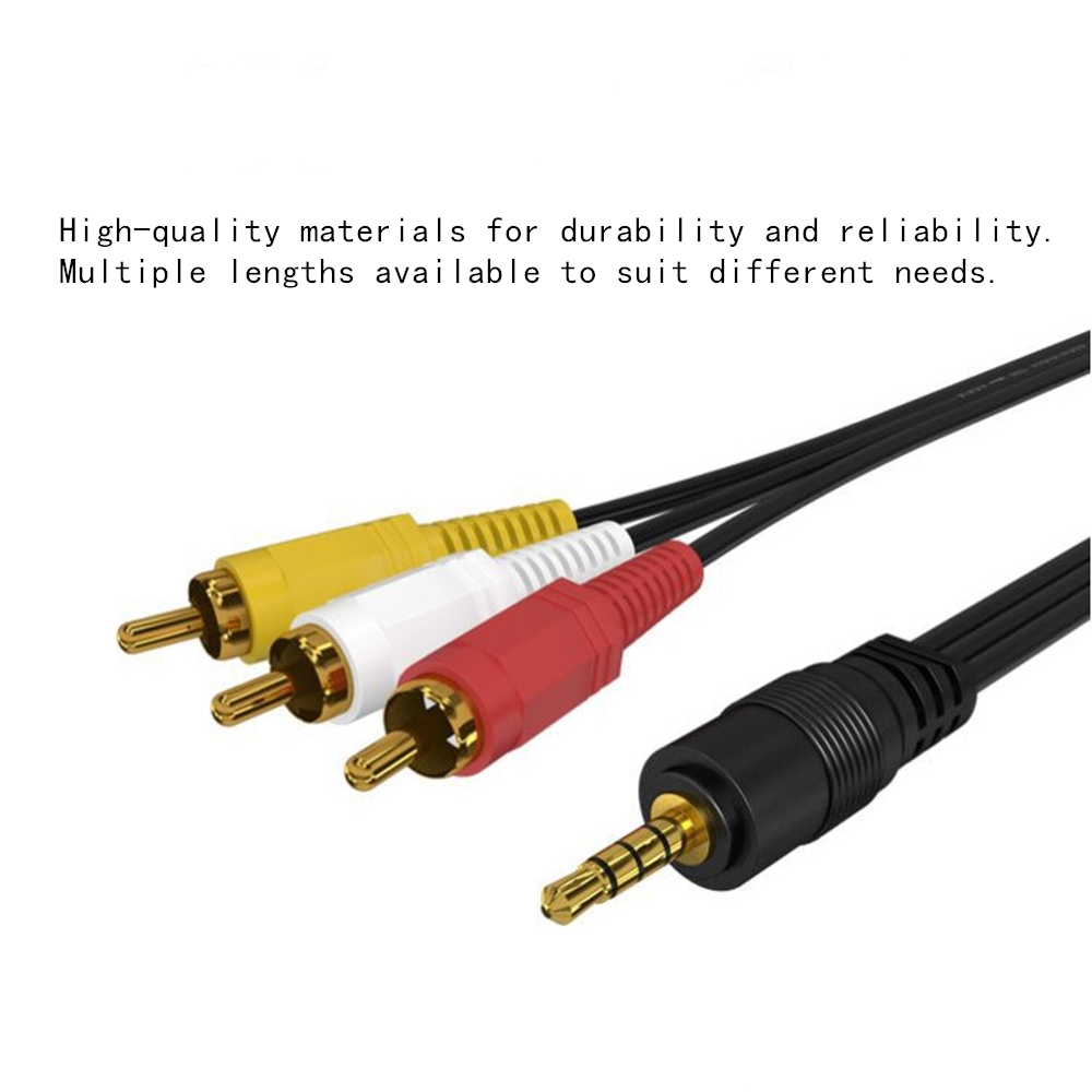 3,5 mm naar 3 RCA Audio Video  - Video Home Cinema recensie en prijs