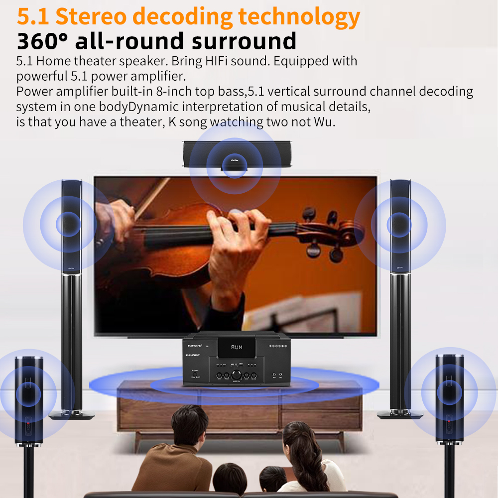 5.1 Surround Home Theatre-syst - Home Cinema Xlr recensie en prijs