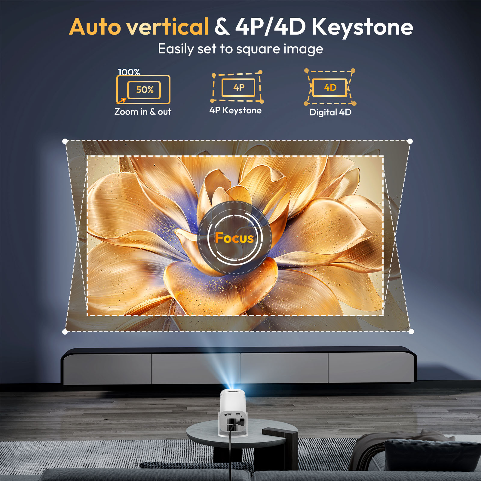 XGODY Gimbal 3 Projector 4K Wi - Video Home Cinema recensie en prijs