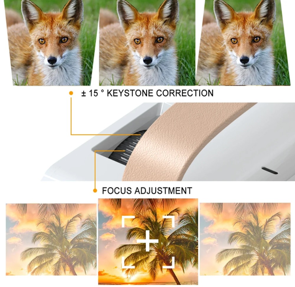 Draagbare slimme 4K-projector  - Video Home Cinema recensie en prijs